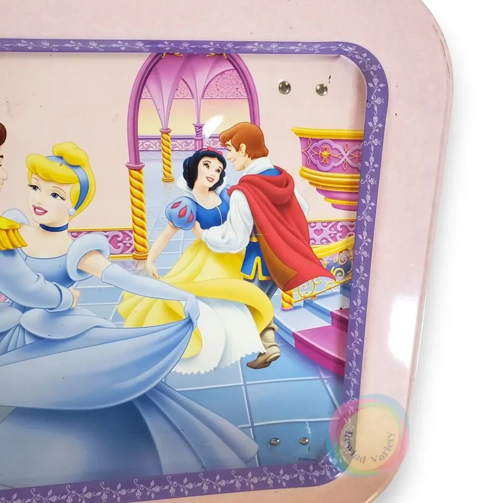 Vintage Disney Princess Folding Metal Lap Tray 17x12